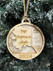 First Christmas State Ornament