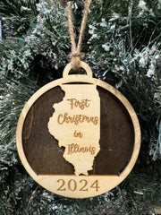 First Christmas State Ornament