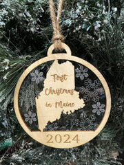 First Christmas State Ornament