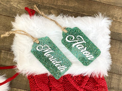 Christmas Stocking Tags, personalized with names or festive designs to add a special touch to holiday stockings. Perfect for distinguishing each family member’s stocking, these charming tags enhance your Christmas decor and make gift-giving more personalized.