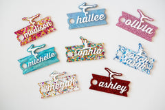 Gymnastics Themed Tumbler Name Tag, perfect for personalizing your Stanley Tumbler with a unique design. A great way to add a personal touch to your tumbler while showing off your love for gymnastics, making it both functional and stylish.