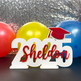 White Graduation Party Sign