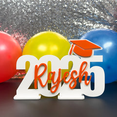 White Graduation Party Sign