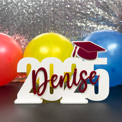 White Graduation Party Sign