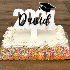 Personalized Graduation Cake Topper
