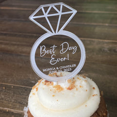 Custom Ring Dessert Topper Set