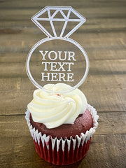 Custom Ring Dessert Topper Set