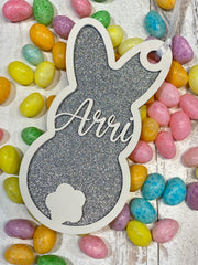 Personalized Wood Easter Basket Tags in a variety of shapes and colors, perfect for adding a unique and festive touch to Easter baskets. These custom tags can be personalized with names or special messages, making them a great addition to your Easter celebrations or as thoughtful gifts.