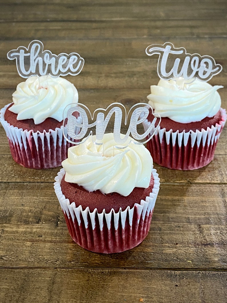 Custom Birthday Cupcake Toppers with multiple design and customization options, perfect for adding a personalized touch to your birthday celebration. Choose from a variety of styles and personalize with names, ages, or themes to make your cupcakes stand out and fit the occasion.