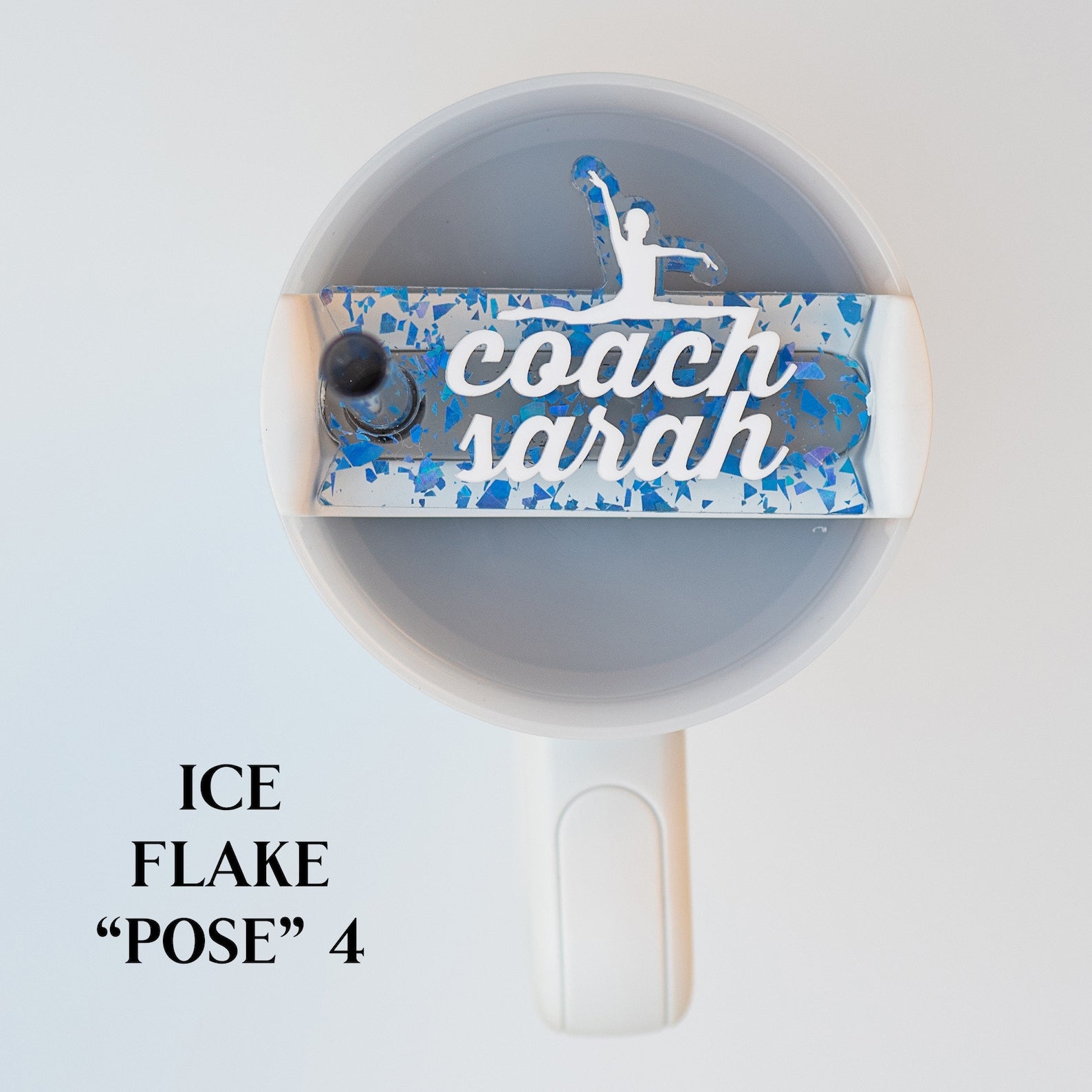 Gymnastics Themed Tumbler Name Tag, perfect for personalizing your Stanley Tumbler with a unique design. A great way to add a personal touch to your tumbler while showing off your love for gymnastics, making it both functional and stylish.