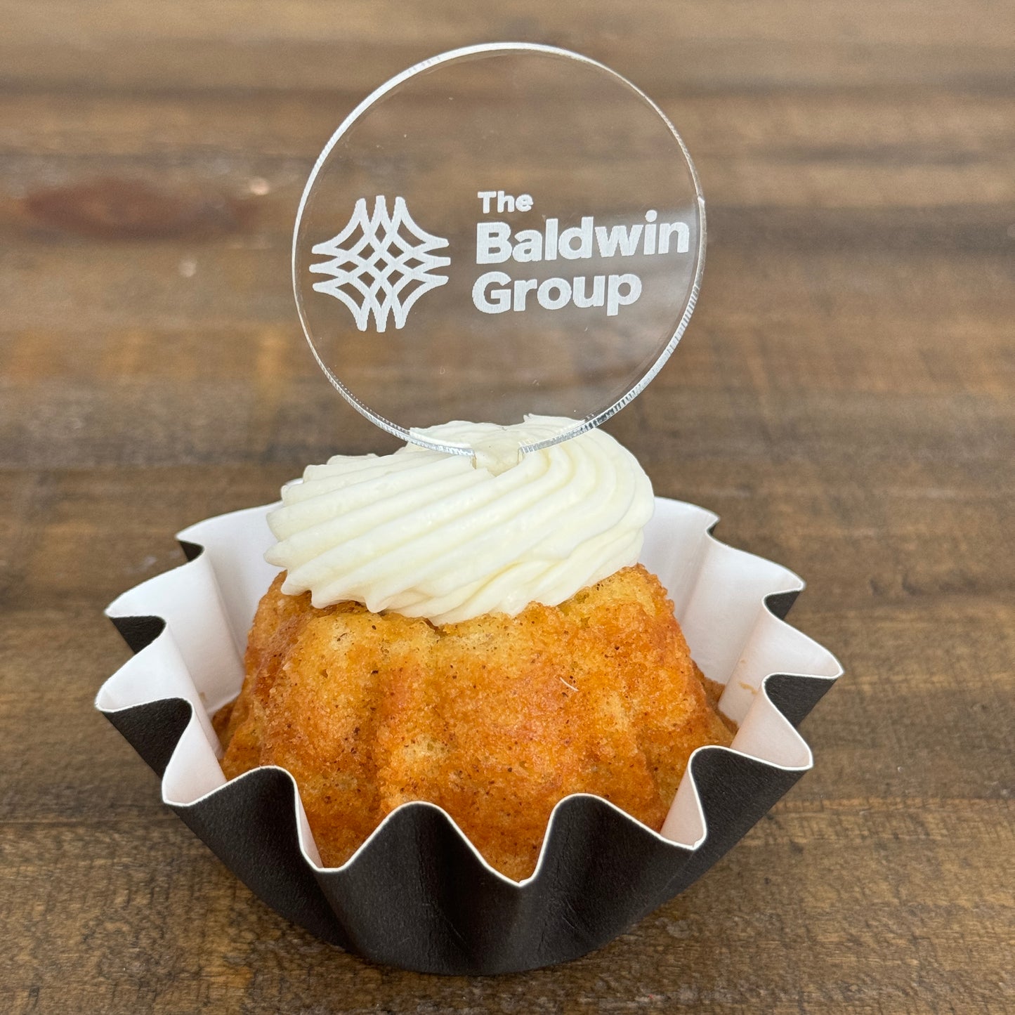 Custom Dessert Toppers for Businesses or Corporate Events. (set of 12)