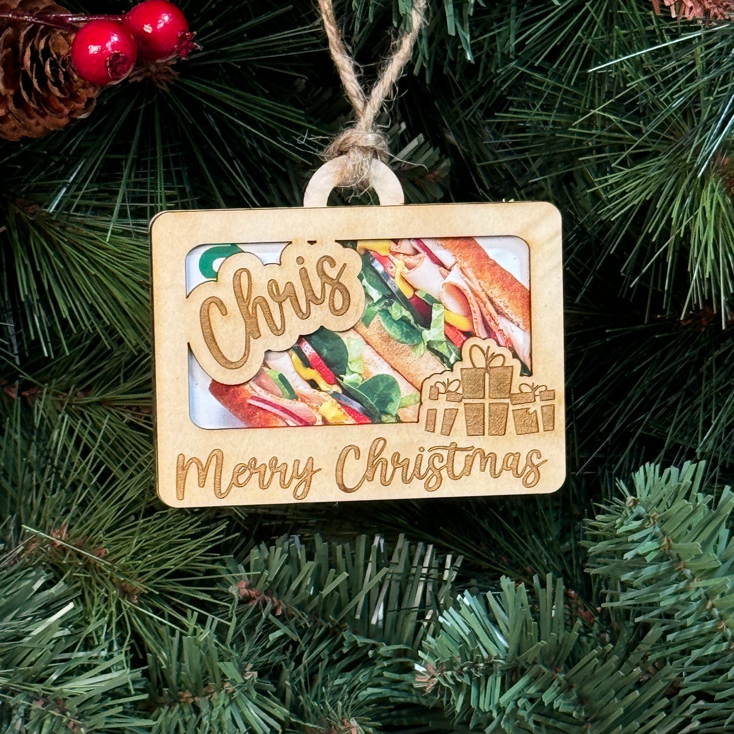 Gift Card Holder Christmas Ornament