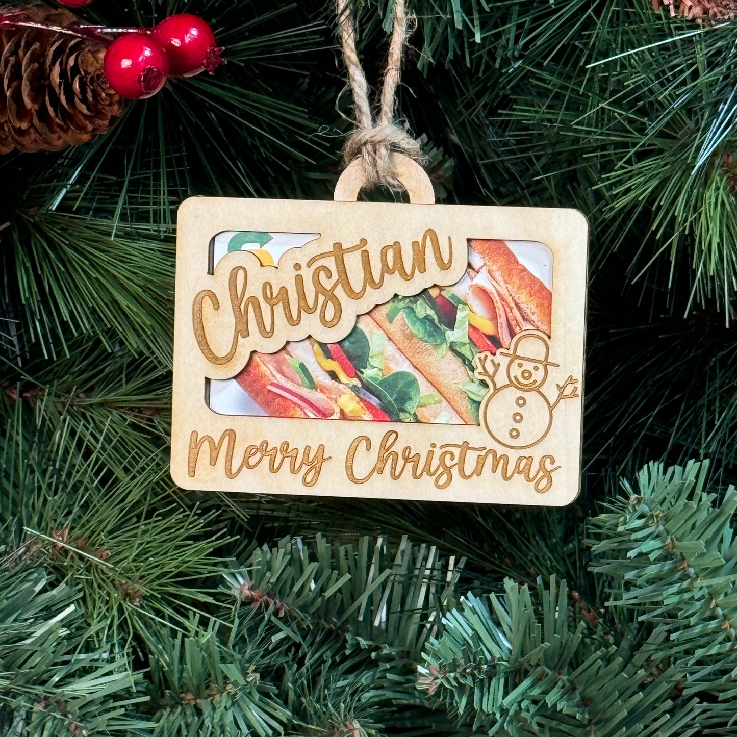 Gift Card Holder Christmas Ornament