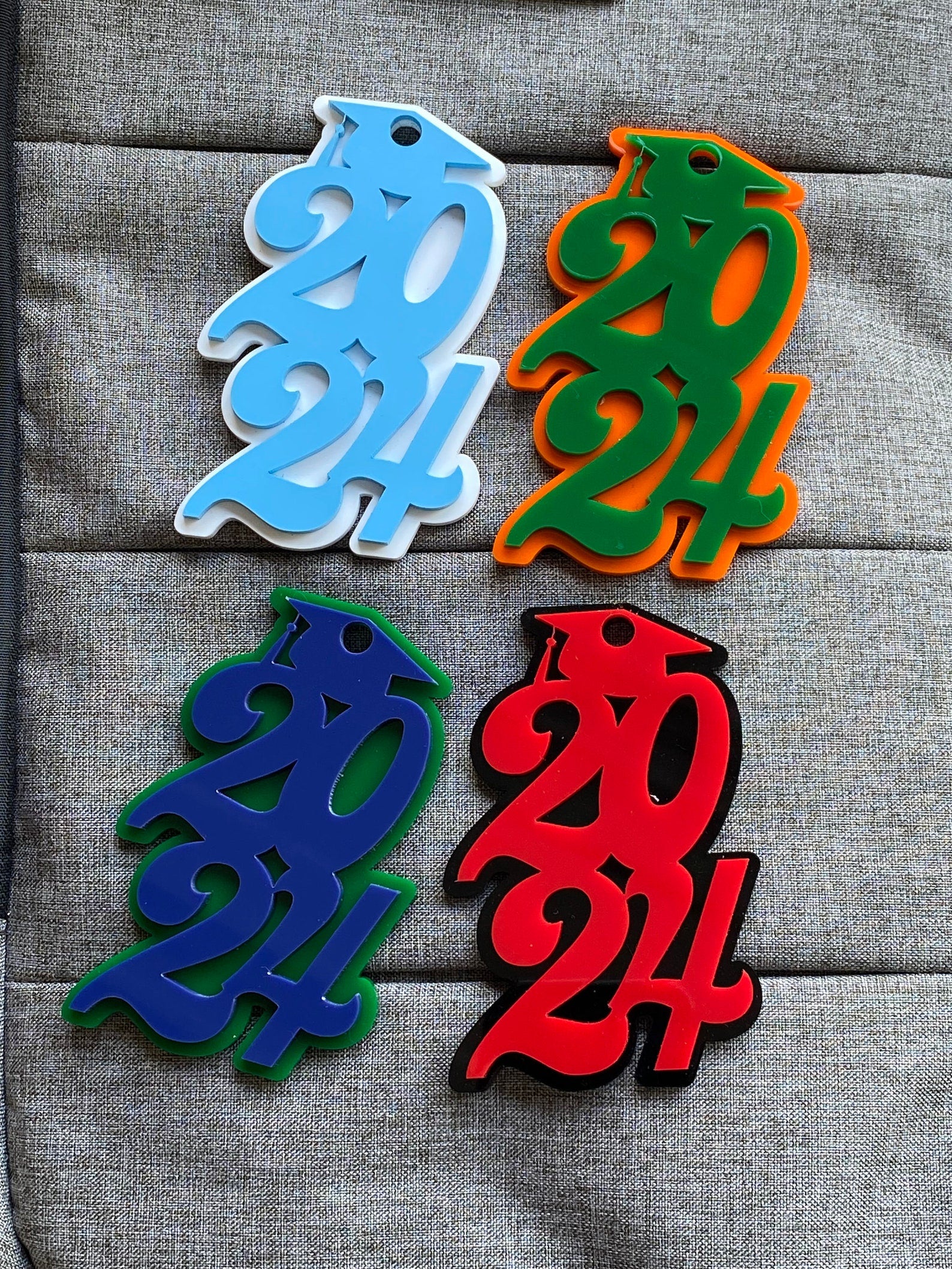 Personalized Graduation Year Key Chains