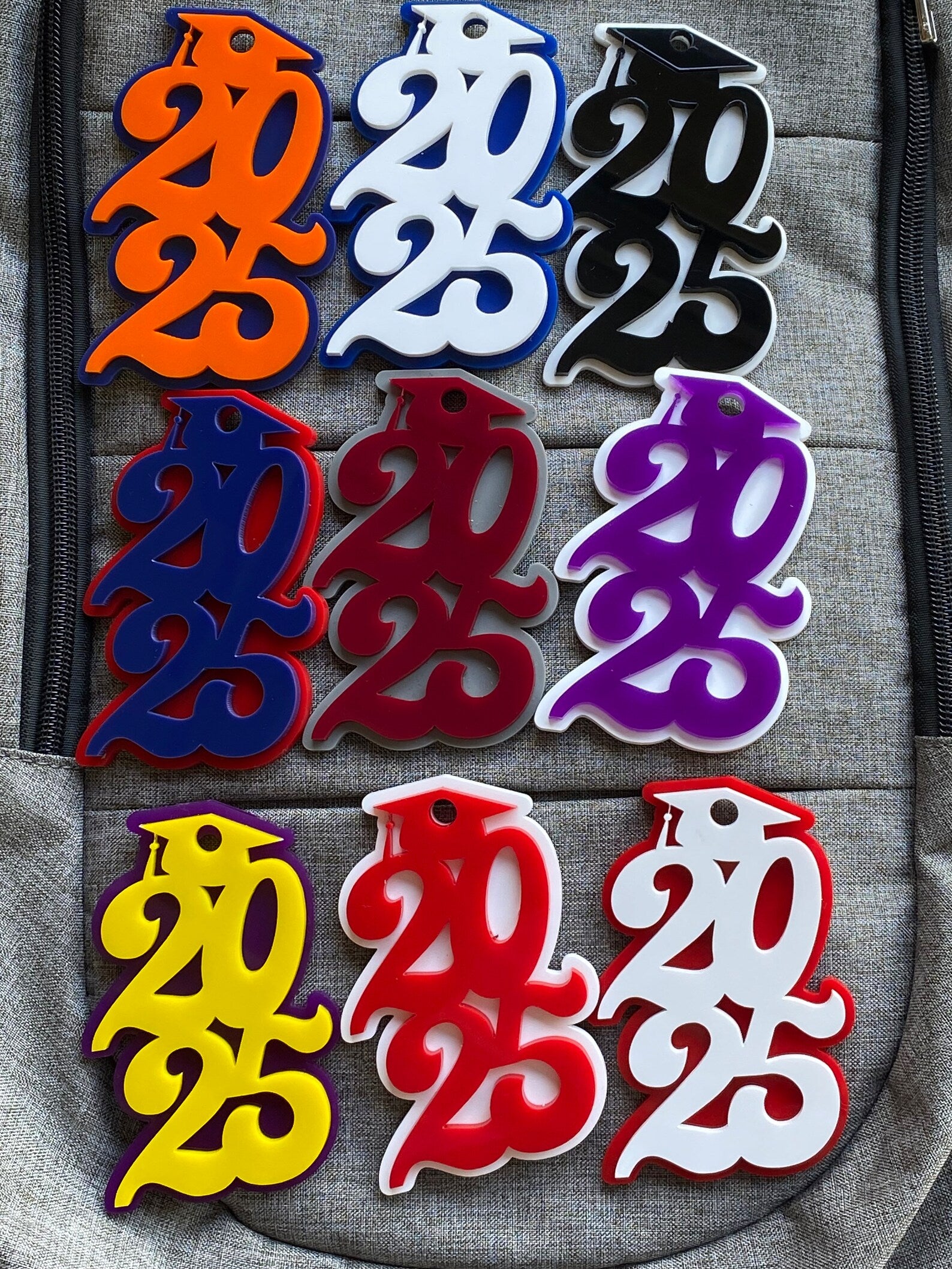 Personalized Graduation Year Key Chains