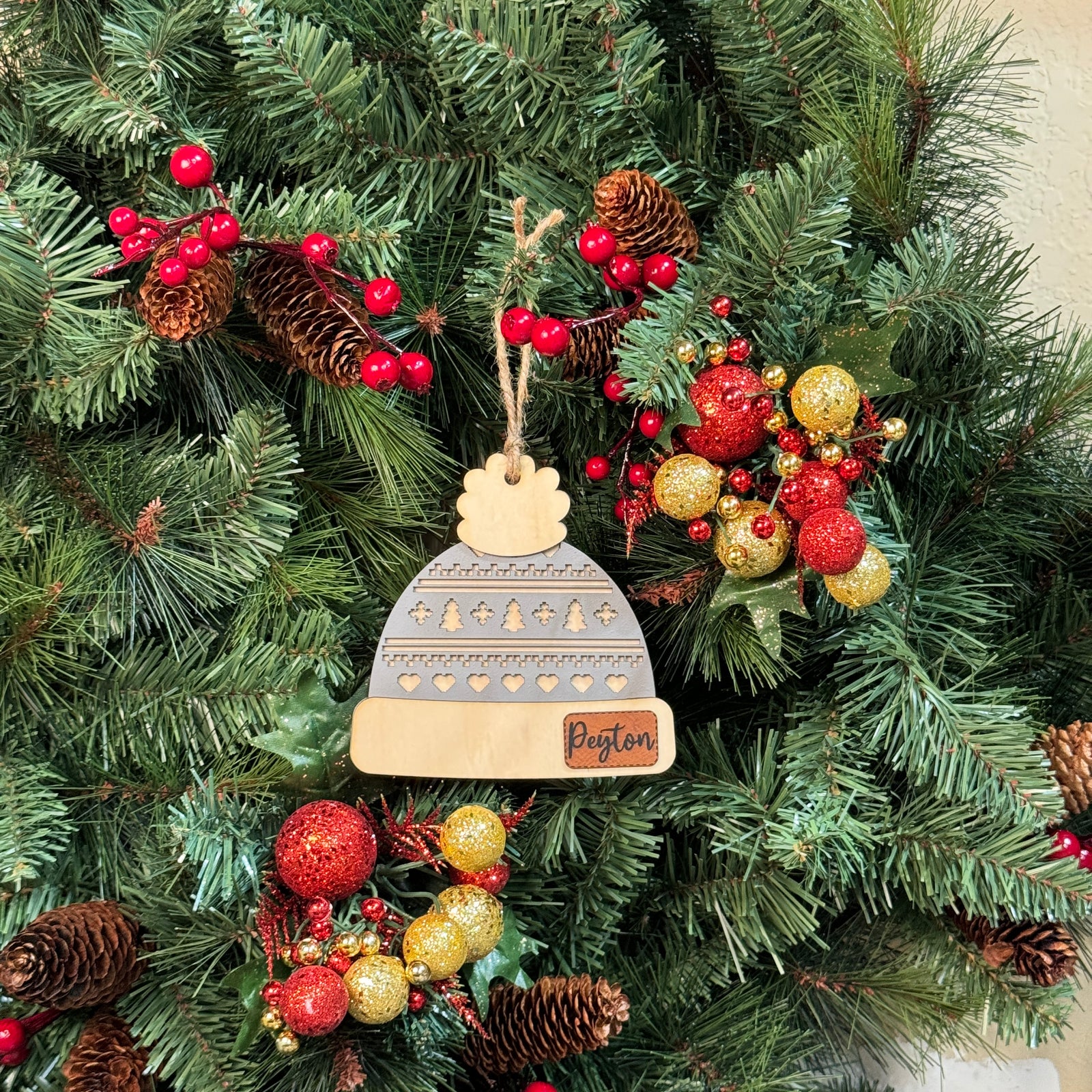 Winter Hat Gift Card Holder Ornament