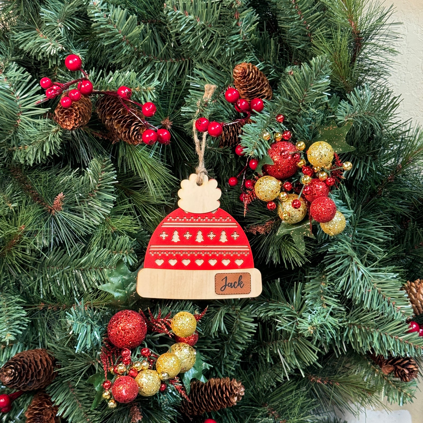 Winter Hat Gift Card Holder Ornament