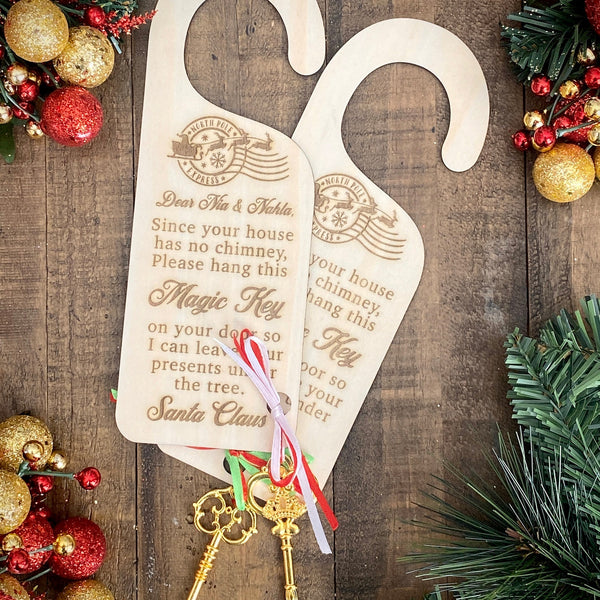 Santa's Magic Key Door Hanger